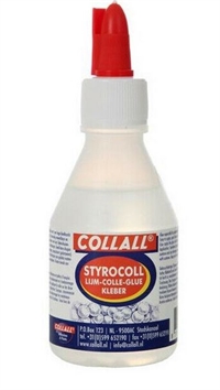 CollAll Styrocoll Polystyrene lim, klæber-lim, 100ml